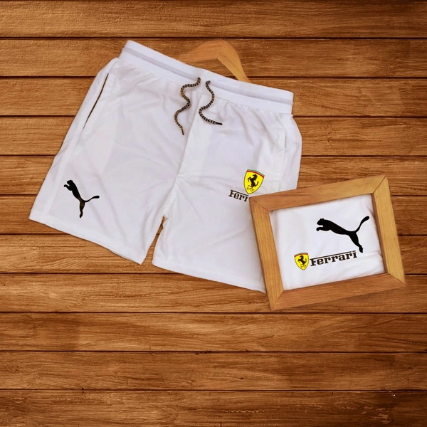 Name : PUMA FERRARI DRY FIT SHORTS- COD NOT AVAILABLE   Product Details :🥳🥳🥳🥳🥳🥳🥳🥳*Brand -Puma Ferrari**Dry Fit Short**Premium Quality**Fabric -4 Way Lycra**Regular & Comfort Fit**Size -M,L,XL,XXL**Price -  269Freeship*FABRIC : DRY FIT LYCRASIZES : M-28/30, L-32, XL-34, XXL-36