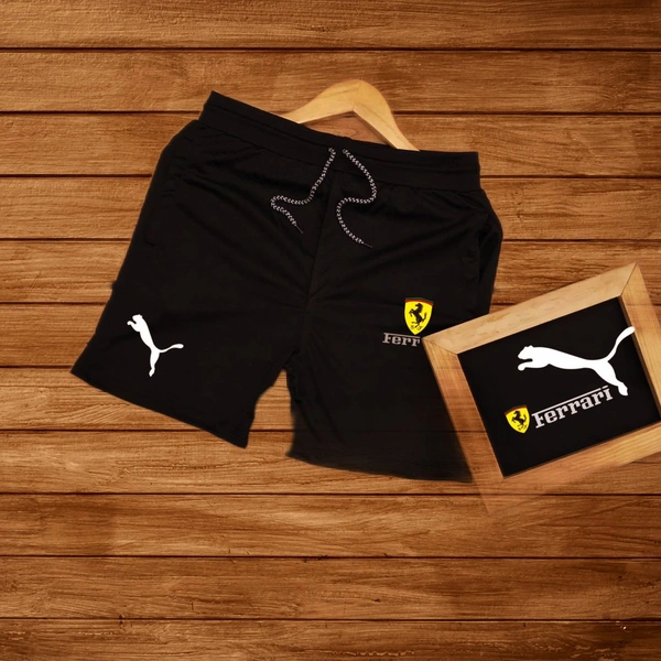 Name : PUMA FERRARI DRY FIT SHORTS- COD NOT AVAILABLE   Product Details :🥳🥳🥳🥳🥳🥳🥳🥳*Brand -Puma Ferrari**Dry Fit Short**Premium Quality**Fabric -4 Way Lycra**Regular & Comfort Fit**Size -M,L,XL,XXL**Price -  269Freeship*FABRIC : DRY FIT LYCRASIZES : M-28/30, L-32, XL-34, XXL-36