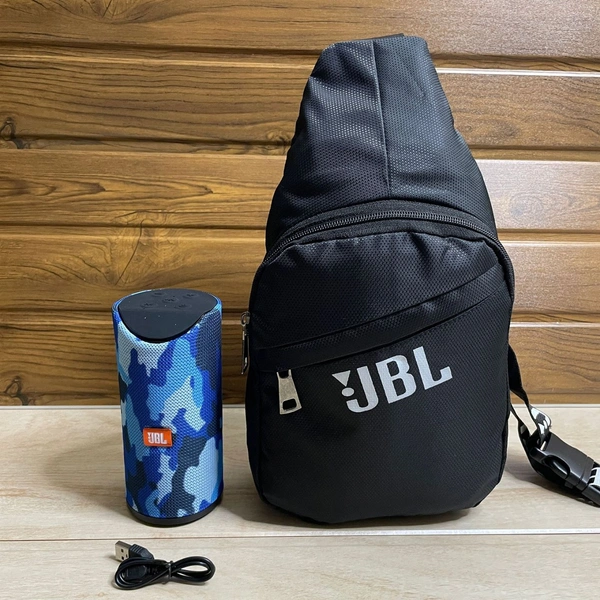 Name : COMBO OF JBL SPEAKER & JBL CROSS BAG  Product Details :**100% QUALITY GUARANTEE*** BRAND NEW JBL COMBO** BRAND NEW UNIQUE COLOUR ** BUY JBL BLUETOOTH SPEAKER ** FREE JBL CROSS BODY BACKPACK 🎒 ** FREE SHIPPING ALL OVER INDIA **PRICE ONLY 599* * NO LESS ANY ONE *COMBOS : JBL