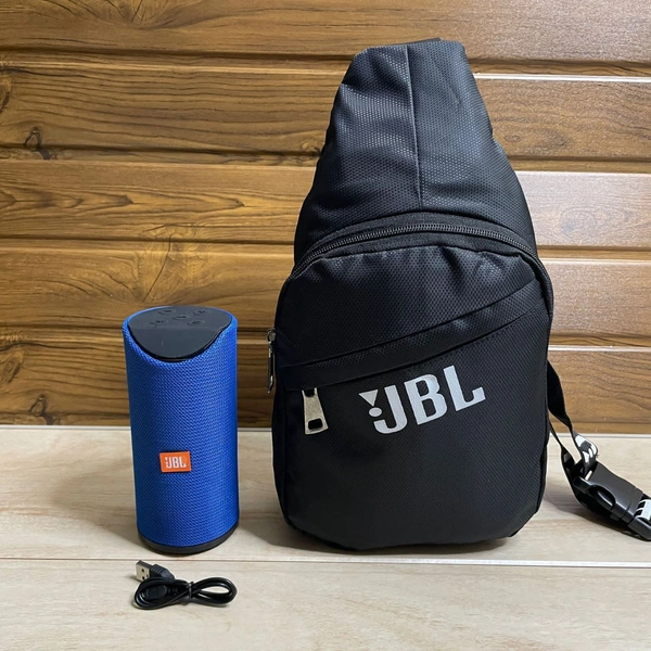 Name : COMBO OF JBL SPEAKER & JBL CROSS BAG  Product Details :**100% QUALITY GUARANTEE*** BRAND NEW JBL COMBO** BRAND NEW UNIQUE COLOUR ** BUY JBL BLUETOOTH SPEAKER ** FREE JBL CROSS BODY BACKPACK 🎒 ** FREE SHIPPING ALL OVER INDIA **PRICE ONLY 599* * NO LESS ANY ONE *COMBOS : JBL