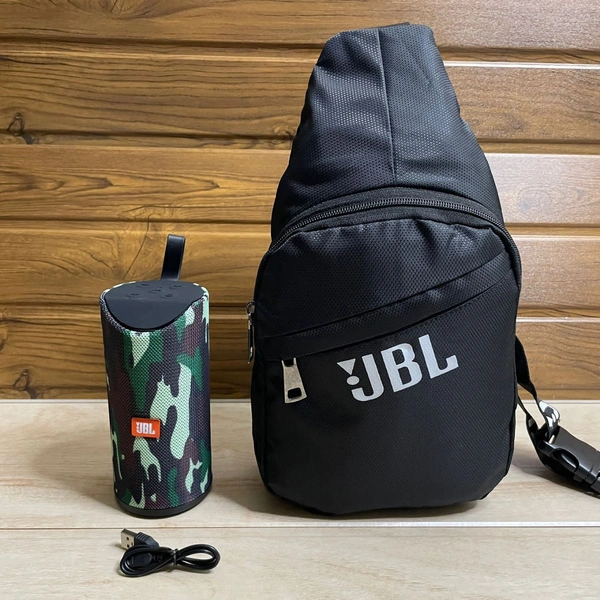 Name : COMBO OF JBL SPEAKER & JBL CROSS BAG  Product Details :**100% QUALITY GUARANTEE*** BRAND NEW JBL COMBO** BRAND NEW UNIQUE COLOUR ** BUY JBL BLUETOOTH SPEAKER ** FREE JBL CROSS BODY BACKPACK 🎒 ** FREE SHIPPING ALL OVER INDIA **PRICE ONLY 599* * NO LESS ANY ONE *COMBOS : JBL