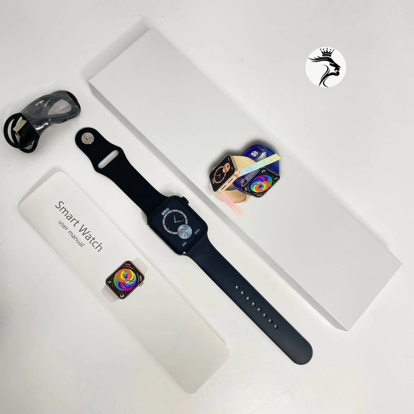 SMART WATCH MODEL IW07  Product Details :* OFFER OFFER OFFER *DescriptionProduct Parameters1. Model: IWO72. Dimensions: 44*38*11mm 3. Case Material: zinc alloy4. Strap Material: silicone5. Screen size: 1.82inch6. Resolution: 320*3807. Chip: HS66218. Heart Sensor: SC7R30 9. G-sensor: SC7A2010. Memory: 128M11. Bluetooth-compatible: 5.012. Battery Capacity: 230mAh 13. Charging Way: ma