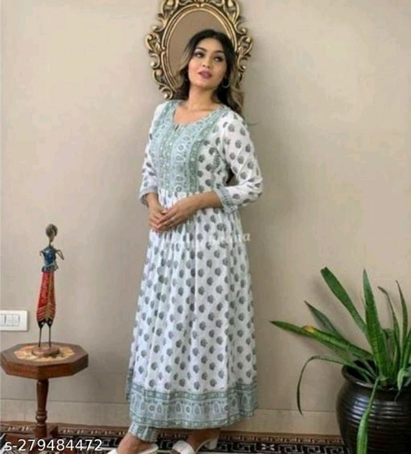 Trendy Rayon Olive Green Pigment Printed Kurti And Pant Set for Women And GirlsName: Naira Cut Rayon Olive Green Pigment Printed Kurti And Pant Set for Women And GirlsFabric: RayonSleeve Length: Three-Quarter SleevesPattern: PrintedCombo of: SingleSizes:M, L, XL, XXLNaira Cut Rayon Olive Green Pigment Printed Kurti And Pant Set for Women And Girls suitable for all occasion India 