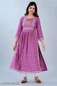 Winee nayra wowFabric: RayonSleeve Length: Three-Quarter SleevesPattern: PrintedCombo of: SingleSizes:S, M, L, XL, XXL, XXXLCountry of Origin: India