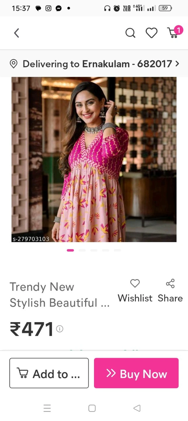  New Stylish Beautiful Printed Anarkali Kurti for Women's Ethnic Wear Party Wear Gown Name: Trendy New Stylish Beautiful Printed Anarkali Kurti for Women's Ethnic Wear Party Wear Gown Fabric: RayonSleeve Length: Three-Quarter SleevesPattern: PrintedCombo of: SingleSizes:XXS, XS, S (Bust Size: 36 in, Size Length: 45 in) M (Bust Size: 38 in, Size Length: 45 in) L (Bust Size: 40 i