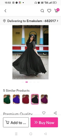 Premium Quality Georgette Fabric Gown With Beautiful Jacket In Super Embroidery WorkName: Premium Quality Georgette Fabric Gown With Beautiful Jacket In Super Embroidery WorkFabric: GeorgetteSleeve Length: Three-Quarter SleevesPattern: PrintedCombo of: SingleSizes:S (Bust Size: 36 in) M (Bust Size: 38 in) L (Bust Size: 40 in) XL (Bust Size: 42 in) XXL (Bust Size: 44 in) Heavy Embro