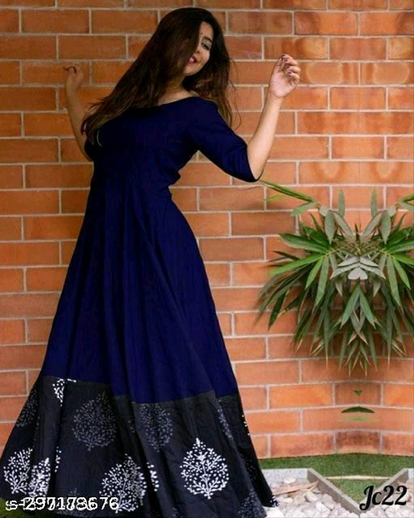 Trendy Fabric: Cotton BlendSleeve Length: Three-Quarter SleevesPattern: PrintedCombo of: SingleSizes:M (Bust Size: 38 in, Size Length: 56 in) L (Bust Size: 40 in, Size Length: 56 in) XL (Bust Size: 42 in, Size Length: 56 in) XXL (Bust Size: 44 in, Size Length: 56 in) XXXL (Bust Size: 46 in, Size Length: 56 in) 4XL (Bust Size: 48 in, Size Length: 56 Country Of India 