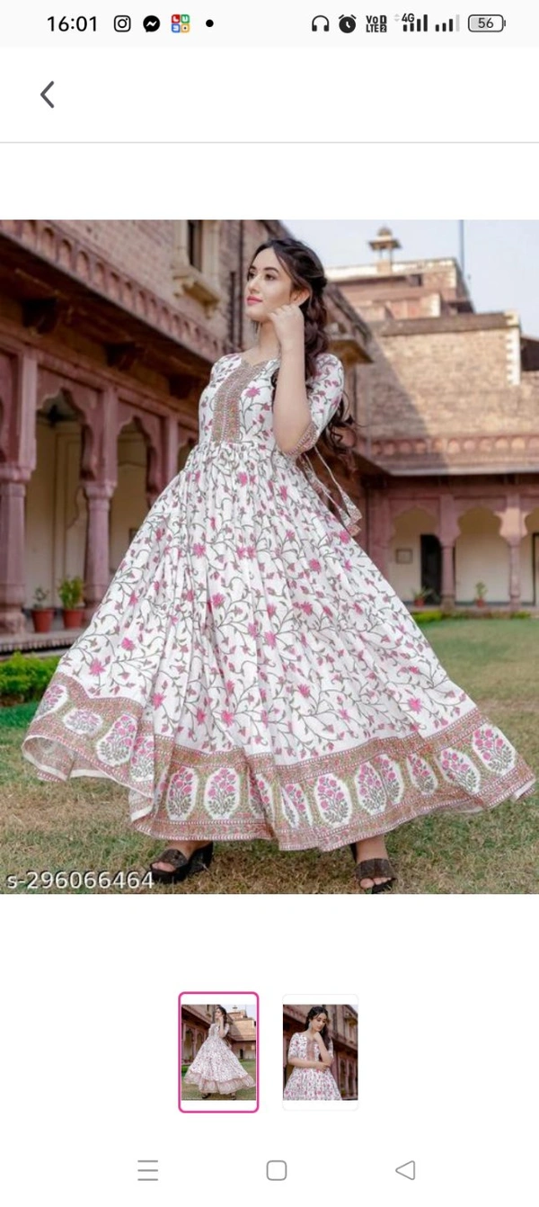 Stylish Anarkali KurtiName: Fabulous Anarkali KurtiFabric: RayonSleeve Length: Short SleevesPattern: PrintedCombo of: SingleSizes:S, M, L, XL, XXL, XXXLCountry of Origin: India