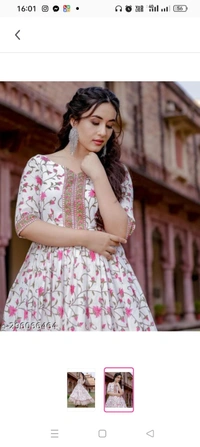 Stylish Anarkali KurtiName: Fabulous Anarkali KurtiFabric: RayonSleeve Length: Short SleevesPattern: PrintedCombo of: SingleSizes:S, M, L, XL, XXL, XXXLCountry of Origin: India