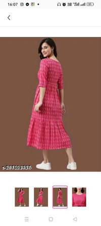 Alisha Fashionable KurtisName: Alisha Fashionable KurtisFabric: CottonSleeve Length: Three-Quarter SleevesPattern: PrintedCombo of: SingleSizes:M, L, XL, XXLCountry of Origin: India