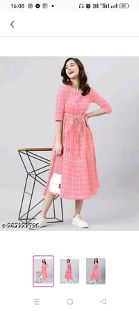 Alisha Fashionable KurtisName: Alisha Fashionable KurtisFabric: CottonSleeve Length: Three-Quarter SleevesPattern: PrintedCombo of: SingleSizes:M, L, XL, XXLCountry of Origin: India