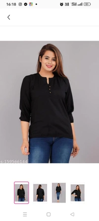 Beautiful Woman Solid Rayon Short Kurtis Name: Beautiful Woman Solid Rayon Short Kurtis Fabric: RayonSleeve Length: Three-Quarter SleevesPattern: SolidCombo of: SingleSizes:S (Bust Size: 36 in, Size Length: 32 in) M (Bust Size: 38 in, Size Length: 32 in) L (Bust Size: 40 in, Size Length: 32 in) XL (Bust Size: 42 in, Size Length: 32 in) XXL (Bust Size: 44 in, Size Length: 32 in) Top