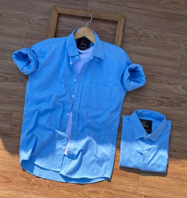 *Brand - Burberry**Full Sleeves Plain shirts**3 Ultimate COLOURS**NEXT TO ORIGINAL Showroom Artical**Havy Quality**100% Original Soft Cotton Fabric**Take for Personal use**BRANDED BUTTONS* SIZE *M L XL*             *38:40:42*  Free Ship/-* *Full Stock*