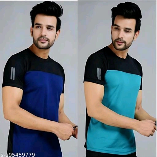High Demand Fashionista Men Tshirts*Fabric: PolyesterSleeve Length: Short SleevesPattern: ColorblockedNet Quantity (N): Product DependentSizes:S (Chest Size: 36 in, Length Size: 25 in) M (Chest Size: 38 in, Length Size: 26 in) L (Chest Size: 40 in, Length Size: 27 in) XL (Chest Size: 42 in, Length Size: 28 in) Dispatch: 2