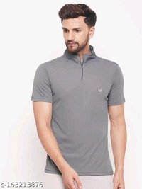 White Moon Men's Dry Fit Multipurpose Sports Black T-shirt PoloName: White Moon Men's Dry Fit Multipurpose Sports Black T-shirt PoloFabric: PolyesterPattern: Self-DesignSleeve Length: Short SleevesNet Quantity (N): 1White Moon Men's Dry Fit Sports T-shirt for gym look. It is Comfortable and gives you perfect look. The T-shirts are Breathable, Comfortable and Skin Friendly. Used for