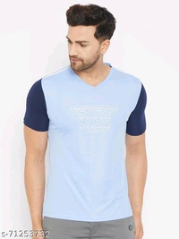 Austiex Men's  Active T-ShirtName: Austiex Men's  Active T-ShirtFabric: PolyesterPattern: PrintedSleeve Length: Short SleevesNet Quantity (N): 1Austiex Men's Graphic Print Round Neck Active T-ShirtSizes: S (Chest Size: 38 in, Length Size: 27 in) M (Chest Size: 40 in, Length Size: 28 in) L (Chest Size: 42 in, Length Size: 29 in) XL (Chest Size: 44 in, Length Size: 30 in) XXL (Chest 