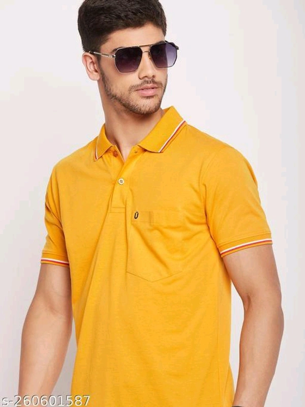 High Quality Fashionable Men Tshirts*Fabric: Cotton BlendSleeve Length: Short SleevesPattern: SolidNet Quantity (N): 1Sizes:M (Chest Size: 40 in, Length Size: 26.5 in) L (Chest Size: 42 in, Length Size: 27.5 in) XL (Chest Size: 44 in, Length Size: 28.5 in) XXL (Chest Size: 46 in, Length Size: 29.5 in) Dispatch: 1 Day*Proof 