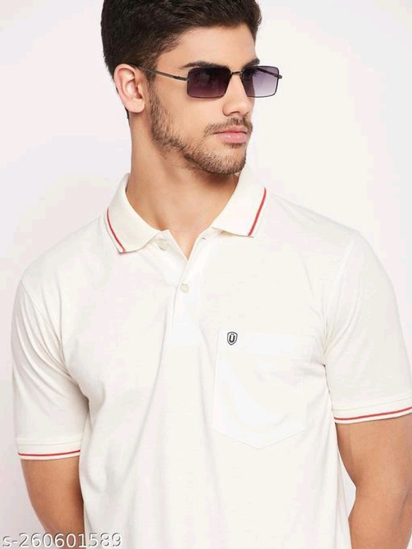 High Quality Fashionable Men Tshirts*Fabric: Cotton BlendSleeve Length: Short SleevesPattern: SolidNet Quantity (N): 1Sizes:M (Chest Size: 40 in, Length Size: 26.5 in) L (Chest Size: 42 in, Length Size: 27.5 in) XL (Chest Size: 44 in, Length Size: 28.5 in) XXL (Chest Size: 46 in, Length Size: 29.5 in) Dispatch: 1 Day*Proof 