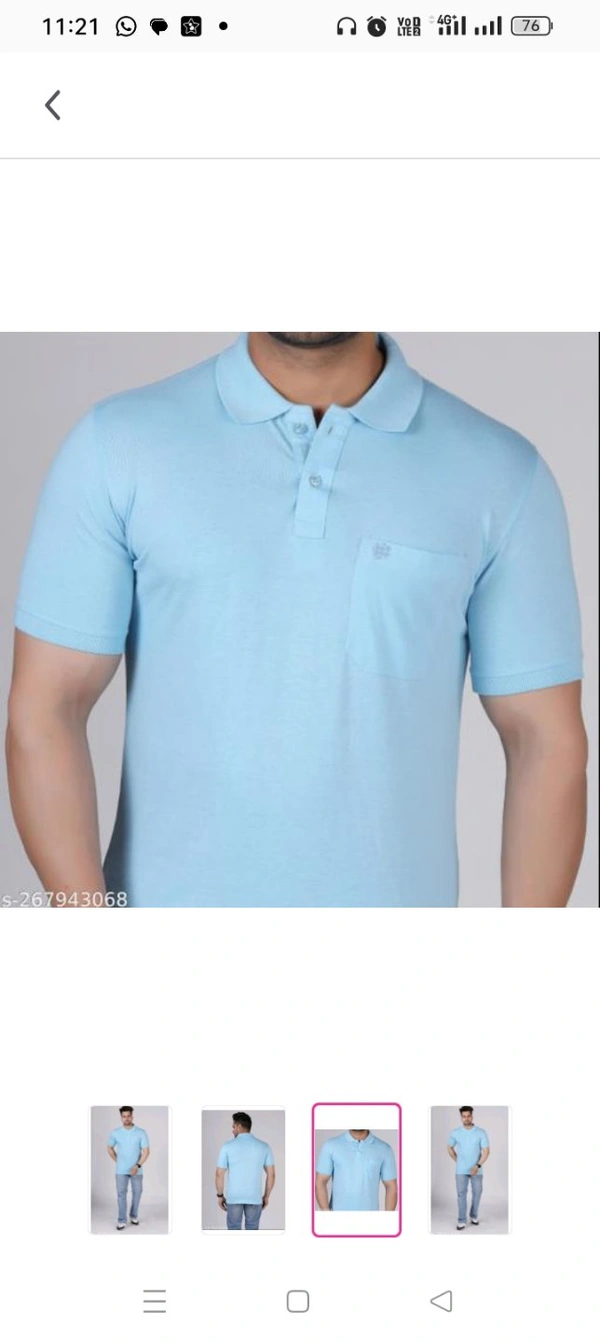 High Demand Modern Men Tshirts*Fabric: Cotton BlendSleeve Length: Short SleevesPattern: SolidNet Quantity (N): 1Sizes:L (Chest Size: 20 in, Length Size: 28 in) XL (Chest Size: 21 in, Length Size: 29 in) XXL (Chest Size: 22 in, Length Size: 30 in) XXXL (Chest Size: 23 in, Length Size: 31 in) 4XL (Chest Size: 24 in, Length 