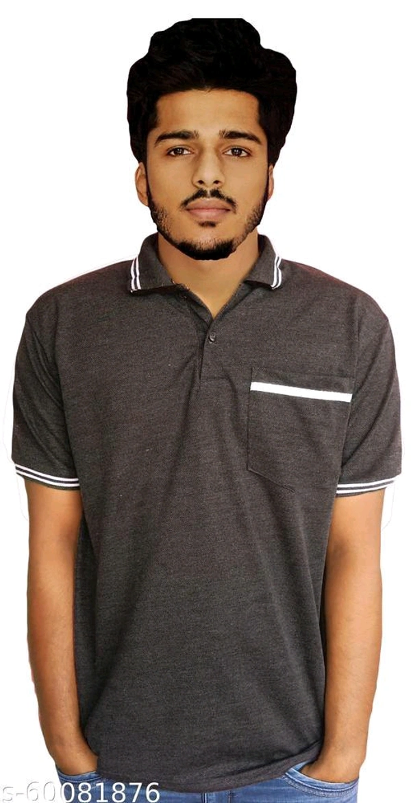 High Demand Mens Plain Cotton Polo Tshirts with pocket and collarName: Mens Plain Cotton Polo Tshirts with pocket and collarFabric: Cotton BlendSleeve Length: Short SleevesPattern: SolidNet Quantity (N): 1Sizes:XL (Chest Size: 42 in, Length Size: 28 in) XXL (Chest Size: 46 in, Length Size: 29 in) Country of Origin: India