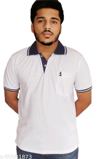 High Demand Mens Plain Cotton Polo Tshirts with pocket and collarName: Mens Plain Cotton Polo Tshirts with pocket and collarFabric: Cotton BlendSleeve Length: Short SleevesPattern: SolidNet Quantity (N): 1Sizes:XL (Chest Size: 42 in, Length Size: 28 in) XXL (Chest Size: 46 in, Length Size: 29 in) Country of Origin: India