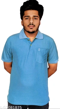 High Demand Mens Plain Cotton Polo Tshirts with pocket and collarName: Mens Plain Cotton Polo Tshirts with pocket and collarFabric: Cotton BlendSleeve Length: Short SleevesPattern: SolidNet Quantity (N): 1Sizes:XL (Chest Size: 42 in, Length Size: 28 in) XXL (Chest Size: 46 in, Length Size: 29 in) Country of Origin: India