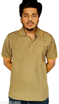 High Demand Mens Plain Cotton Polo Tshirts with pocket and collarName: Mens Plain Cotton Polo Tshirts with pocket and collarFabric: Cotton BlendSleeve Length: Short SleevesPattern: SolidNet Quantity (N): 1Sizes:XL (Chest Size: 42 in, Length Size: 28 in) XXL (Chest Size: 46 in, Length Size: 29 in) Country of Origin: India