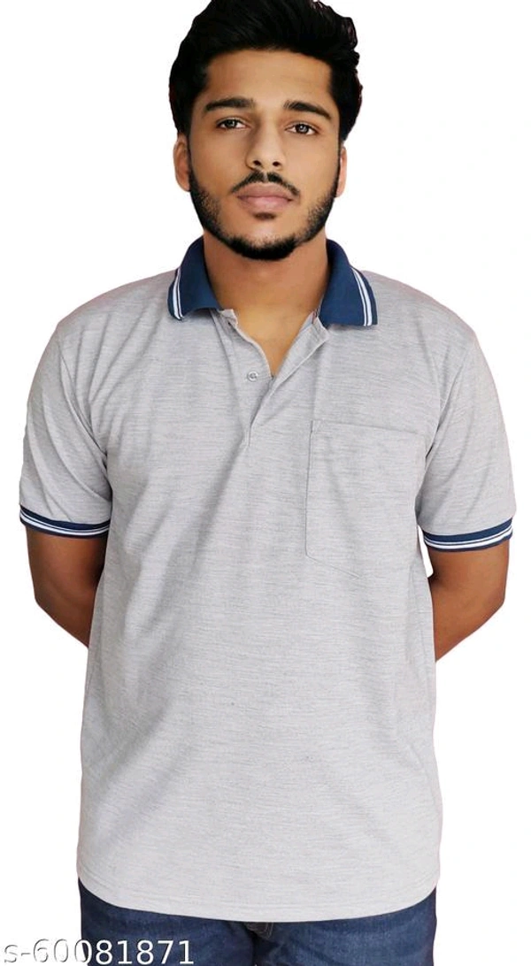 High Demand Mens Plain Cotton Polo Tshirts with pocket and collarName: Mens Plain Cotton Polo Tshirts with pocket and collarFabric: Cotton BlendSleeve Length: Short SleevesPattern: SolidNet Quantity (N): 1Sizes:XL (Chest Size: 42 in, Length Size: 28 in) XXL (Chest Size: 46 in, Length Size: 29 in) Country of Origin: India