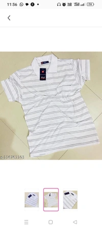 Men Half Sleeves Cotton Collar T-Shirt with Pocket (DbD white)Name: Men Half Sleeves Cotton Collar T-Shirt with Pocket (DbD white)Fabric: CottonSleeve Length: Short SleevesPattern: StripedNet Quantity (N): 1Sizes:M, L, XXL, XXXL, 4XL1Country of Origin: India