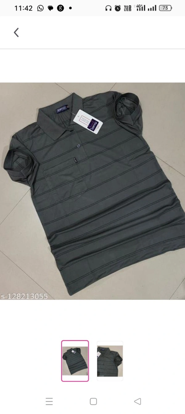 High Demand Men Half sleeves Cotton Collar T-Shirt with Pocket (DbD Dark Grey)Name: Men Half sleeves Cotton Collar T-Shirt with Pocket (DbD Dark Grey)Fabric: CottonSleeve Length: Short SleevesPattern: StripedNet Quantity (N): 1Sizes:XXXL, 4XLMen Cotton Collar T-Shirts with Pocket  horizontal Stripes Country of Origin: India