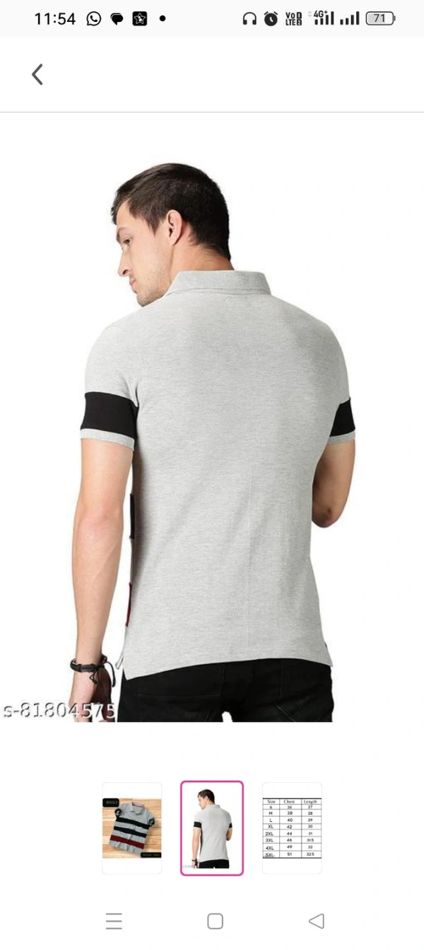 High Demand Nyoly Polo tshirt For MenFabric: CottonSleeve Length: Short SleevesPattern: StripedNet Quantity (N): 1:M L XL  XXL XXXLwe deal in readymade garmentsCountry of Origin: India