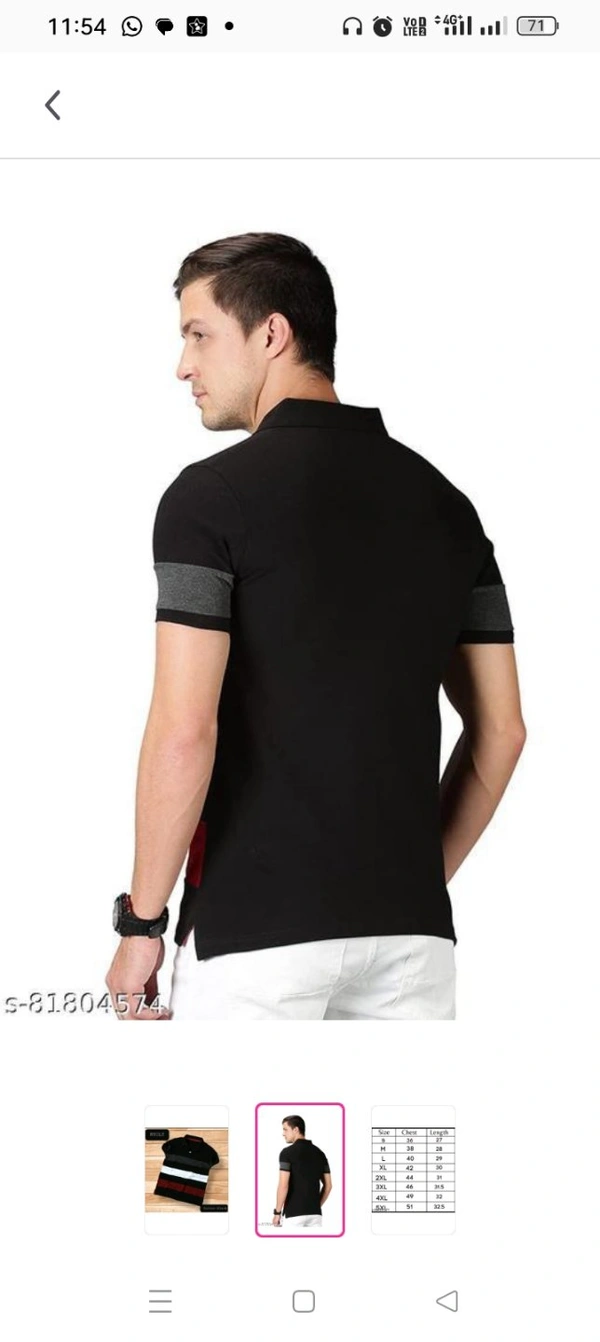 High Demand Nyoly Polo tshirt For MenFabric: CottonSleeve Length: Short SleevesPattern: StripedNet Quantity (N): 1:M L XL  XXL XXXLwe deal in readymade garmentsCountry of Origin: India
