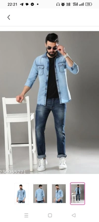Carbonn Cloth Men Washed Casual Blue Shirt Name: Carbonn Cloth Men Washed Casual Blue Shirt Fabric: DenimSleeve Length: Long SleevesPattern: SolidNet Quantity (N): 1Sizes:S, LCountry of Origin: India