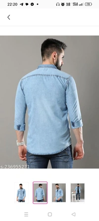 Carbonn Cloth Men Washed Casual Blue Shirt Name: Carbonn Cloth Men Washed Casual Blue Shirt Fabric: DenimSleeve Length: Long SleevesPattern: SolidNet Quantity (N): 1Sizes:S, LCountry of Origin: India