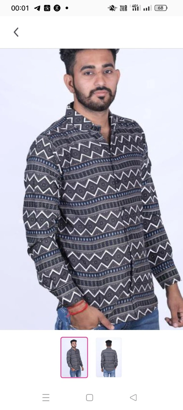 High Demand Stylish Party Wear Printed Full Sleeve Mens's Shirt Name: Latest Stylish Party Wear Printed Full Sleeve Mens's Shirt Fabric: CottonSleeve Length: Long SleevesPattern: PrintedNet Quantity (N): 1Sizes:S, M, L, XL, XXLBRANDED SHIRTS FOR MENS WEARCountry of Origin: India