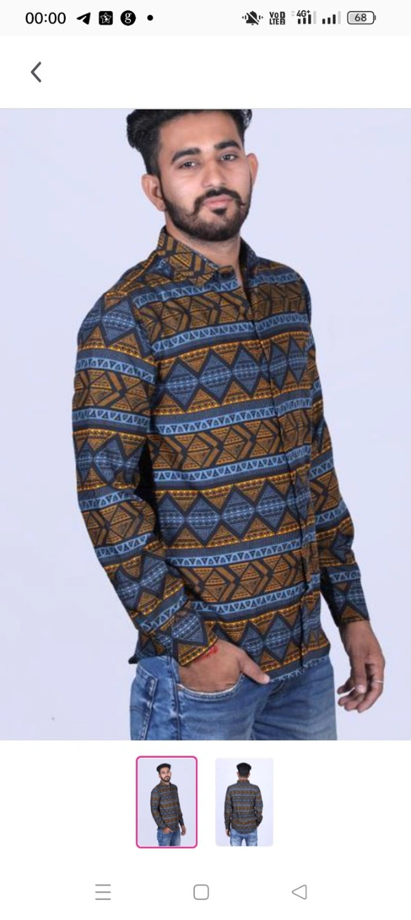 High Demand Stylish Party Wear Printed Full Sleeve Mens's Shirt Name: Latest Stylish Party Wear Printed Full Sleeve Mens's Shirt Fabric: CottonSleeve Length: Long SleevesPattern: PrintedNet Quantity (N): 1Sizes:S, M, L, XL, XXLBRANDED SHIRTS FOR MENS WEARCountry of Origin: India
