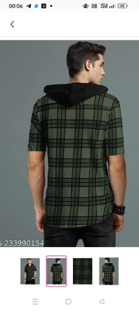 LEWEL Men's Checkered Casual Knitted Half Sleeve Hooded ShirtName: LEWEL Men's Checkered Casual Knitted Half Sleeve Hooded ShirtFabric: Cotton BlendSleeve Length: Short SleevesPattern: CheckedNet Quantity (N): 1Sizes:S, M, L, XLStep up your Style Quotient by wearing this Casual Shirt from LEWEL. Team it up with your favourite pair of jeans, denim shorts and sneakers when you head o