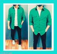 Catalog Name:*Trendy Modern Men Shirts*Fabric: CottonSleeve Length: Long SleevesPattern: SolidNet Quantity (N): 1Sizes:M (Chest Size: 38 in) L (Chest Size: 40 in) XL (Chest Size: 42 in) Dispatch: 2 Days*Proof of Safe