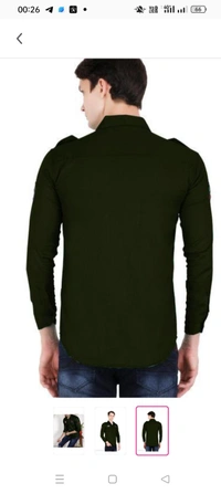 Cargo Shirt For MenName: Cargo Shirt For MenFabric: Cotton BlendSleeve Length: Long SleevesPattern: SolidNet Quantity (N): 1Sizes:S (Chest Size: 36 in, Length Size: 27 in) M (Chest Size: 36 in, Length Size: 28 in) L (Chest Size: 40 in, Length Size: 29 in) XL (Chest Size: 42 in, Length Size: 30 in) XXL (Chest Size: 44 in, Length Size: 31 in) Double Pocket Cargo Shirt For Men In Very