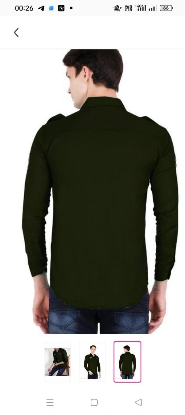 Cargo Shirt For MenName: Cargo Shirt For MenFabric: Cotton BlendSleeve Length: Long SleevesPattern: SolidNet Quantity (N): 1Sizes:S (Chest Size: 36 in, Length Size: 27 in) M (Chest Size: 36 in, Length Size: 28 in) L (Chest Size: 40 in, Length Size: 29 in) XL (Chest Size: 42 in, Length Size: 30 in) XXL (Chest Size: 44 in, Length Size: 31 in) Double Pocket Cargo Shirt For Men In Very