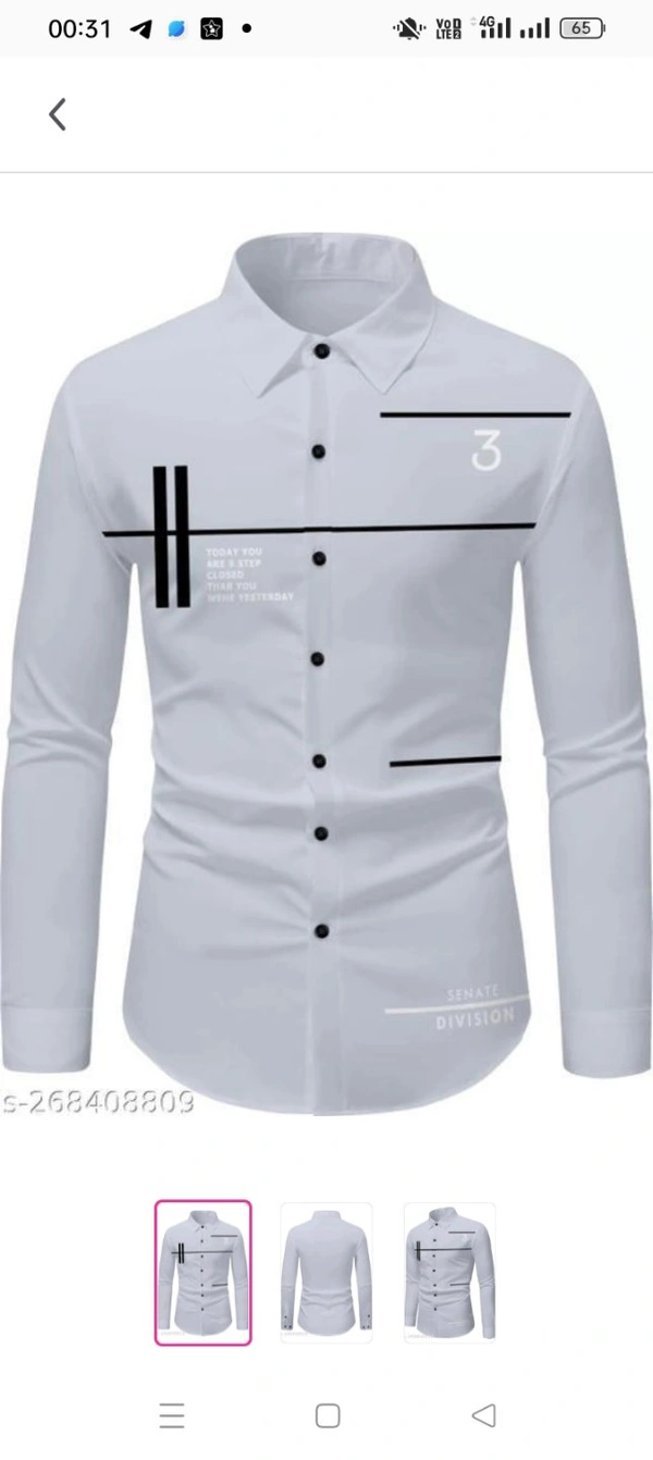 High Demand gajaniFabric: CottonSleeve Length: Long SleevesPattern: StripedNet Quantity (N): 1Sizes:M (Chest Size: 36 in, Length Size: 27 in) L (Chest Size: 38 in, Length Size: 27.5 in) XL (Chest Size: 40 in, Length Size: 28 in) Elevate your casual wardrobe with this fashionable shirt crafted from premium cotton fabric. Brought to you by G Plus Store, this shirt is adorned with a b