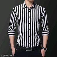 High Demand BLACK LINEFabric: LycraSleeve Length: Long SleevesPattern: PrintedNet Quantity (N): 1Sizes:M (Chest Size: 40 in, Length Size: 28.5 in) L (Chest Size: 42 in, Length Size: 29 in) XL (Chest Size: 44 in, Length Size: 30 in) XXL (Chest Size: 46 in, Length Size: 30.5 in) Crafted in a pure lycra  fabric, this long-sleeved, regular-fit modern shirt offers superb comfort