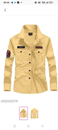 Men Regular Fit Solid Casual Double Pocket  ShirtName: Men Regular Fit Solid Casual Double Pocket  ShirtFabric: CottonSleeve Length: Long SleevesPattern: SolidNet Quantity (N): 1Sizes:M (Chest Size: 38 in, Length Size: 27.5 in) L (Chest Size: 40 in, Length Size: 28 in) XL (Chest Size: 42 in, Length Size: 28.5 in) XXL (Chest Size: 44 in, Length Size: 29 in) Radhekrishna present Prem