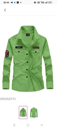 Men Regular Fit Solid Casual Double Pocket  ShirtName: Men Regular Fit Solid Casual Double Pocket  ShirtFabric: CottonSleeve Length: Long SleevesPattern: SolidNet Quantity (N): 1Sizes:M (Chest Size: 38 in, Length Size: 27.5 in) L (Chest Size: 40 in, Length Size: 28 in) XL (Chest Size: 42 in, Length Size: 28.5 in) XXL (Chest Size: 44 in, Length Size: 29 in) Radhekrishna present Prem