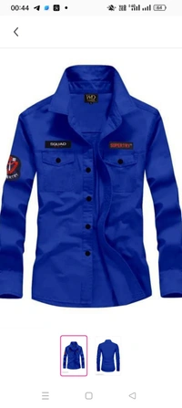 Men Regular Fit Solid Casual Double Pocket  ShirtName: Men Regular Fit Solid Casual Double Pocket  ShirtFabric: CottonSleeve Length: Long SleevesPattern: SolidNet Quantity (N): 1Sizes:M (Chest Size: 38 in, Length Size: 27.5 in) L (Chest Size: 40 in, Length Size: 28 in) XL (Chest Size: 42 in, Length Size: 28.5 in) XXL (Chest Size: 44 in, Length Size: 29 in) Radhekrishna present Prem