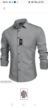 Men Regular Fit Solid Casual Double Pocket  ShirtName: Men Regular Fit Solid Casual Double Pocket  ShirtFabric: CottonSleeve Length: Long SleevesPattern: SolidNet Quantity (N): 1Sizes:M (Chest Size: 38 in, Length Size: 27.5 in) L (Chest Size: 40 in, Length Size: 28 in) XL (Chest Size: 42 in, Length Size: 28.5 in) XXL (Chest Size: 44 in, Length Size: 29 in) Radhekrishna present Prem