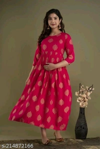  Maternity KurtisFabric: RayonSleeve Length: Three-Quarter SleevesStitch Type: StitchedFit/ Shape: MaternityPattern: PrintedCombo of: SingleSizes: M (Bust Size: 38 in, Top Length Size: 48 in, Waist Size: 32 in, Bottom Length Size: 48 in) L (Bust Size: 40 in, Top Length Size: 48 in, Waist Size: 34 in, Bottom Length Size: 48 in) XL (Bust Size: 42 in, Top Length Siz