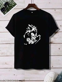 GOKU & VEGETA  anime printed tshirt for men , kakarot tshirt , super saiyan tshirt for men , round neck black anime tshirt , premium men tshirtName: GOKU & VEGETA  anime printed tshirt for men , kakarot tshirt , super saiyan tshirt for men , round neck black anime tshirt , premium men tshirtFabric: CottonSleeve Length: Short SleevesPattern: PrintedNet Quantity (N): 1S M L XL XXL