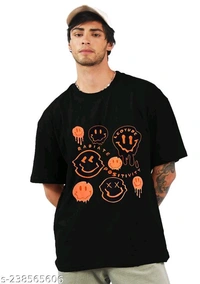 High Demand Trond Stylish Sensational Oversized Half Sleeve T-shirt | Plus Also AvailableFabric: Cotton BlendSleeve Length: Short SleevesPattern: PrintedNet (N): 1 Sizes: S M L XL Xxl Xxxl 