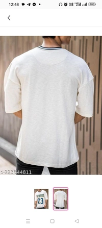 High Demand Brown Sky OFF Shoulder Loose Printed Tshirt for BoysFabric: Cotton BlendSleeve Length: Three-Quarter SleevesPattern: PrintedNet Quantity (N): 1 Sizes: S  M L Xxl XXL (C
